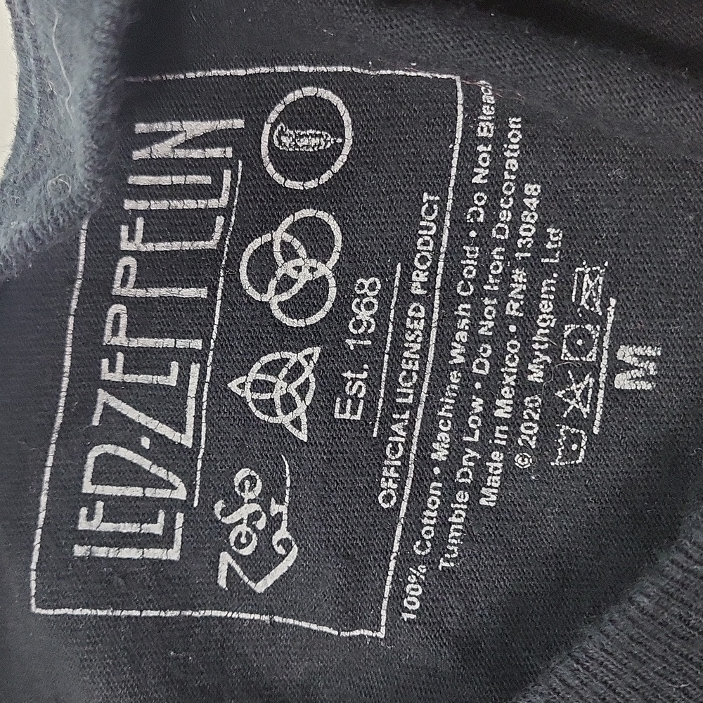 Led Zeppelin Tour Tee Reprint Size Medium - Picture 2 of 2